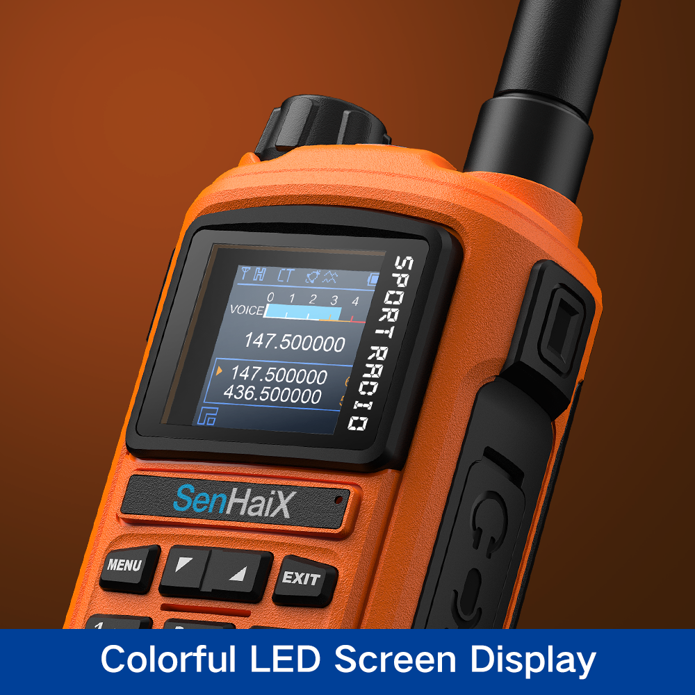 SENHAIX 8800 UV Dual Band Emergency Walkie Talkie