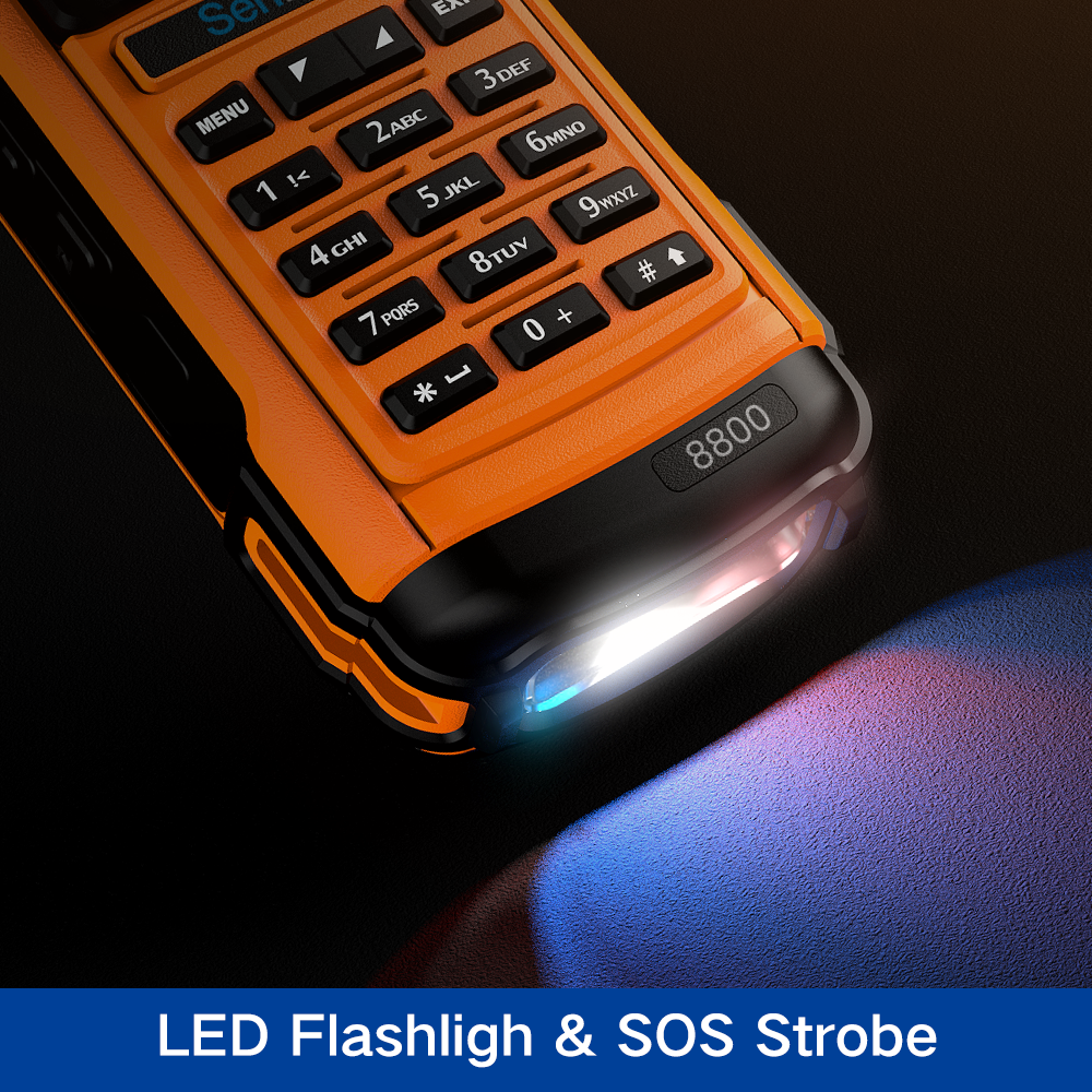 SENHAIX 8800 UV Dual Band Emergency Walkie Talkie