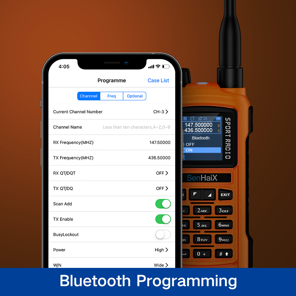 SENHAIX 8800 UV Dual Band Emergency Walkie Talkie