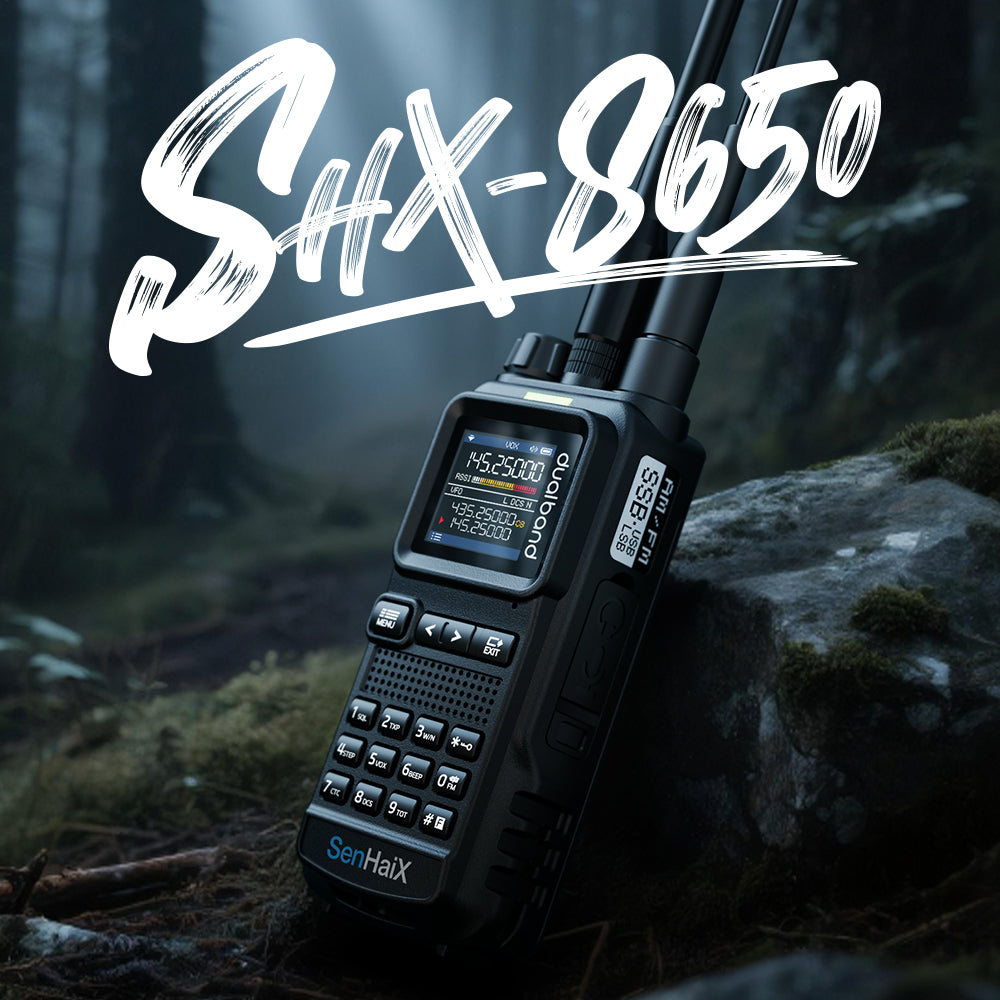 SENHAIX SHX-8650 UV Dual Band Emergency Walkie Talkie