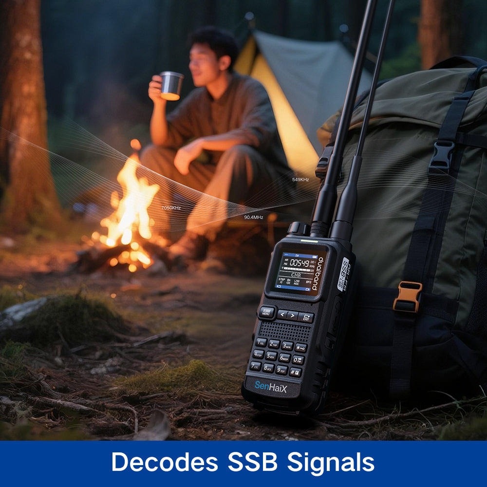 SENHAIX SHX-8650 UV Dual Band Emergency Walkie Talkie